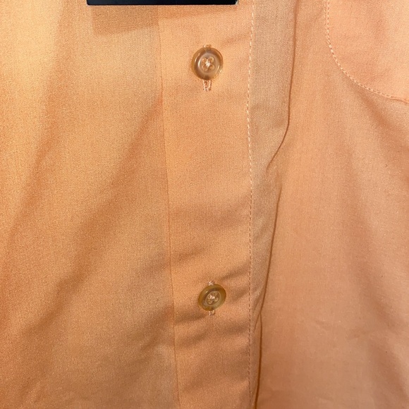 Sergio Louis Size 14.5 Neck Dress Shirt in Peach - Picture 4 of 7